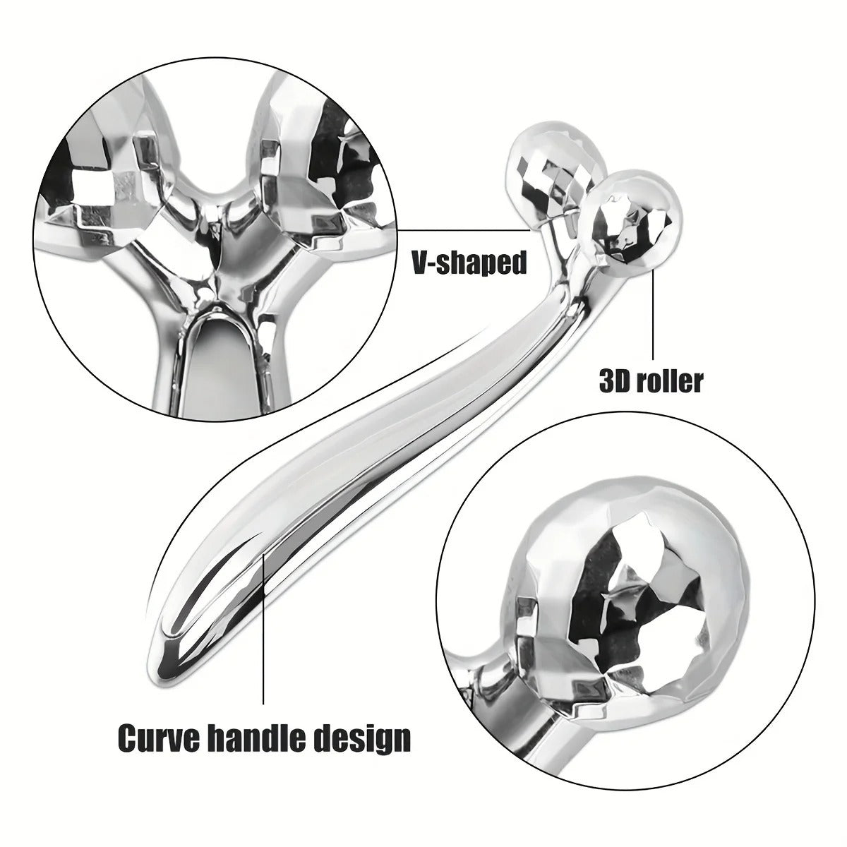 Finitecube™ 3D Y Shaped Roller Massager