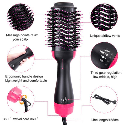 Finitecube™ 3 In 1 Hot Air Dryer Brush